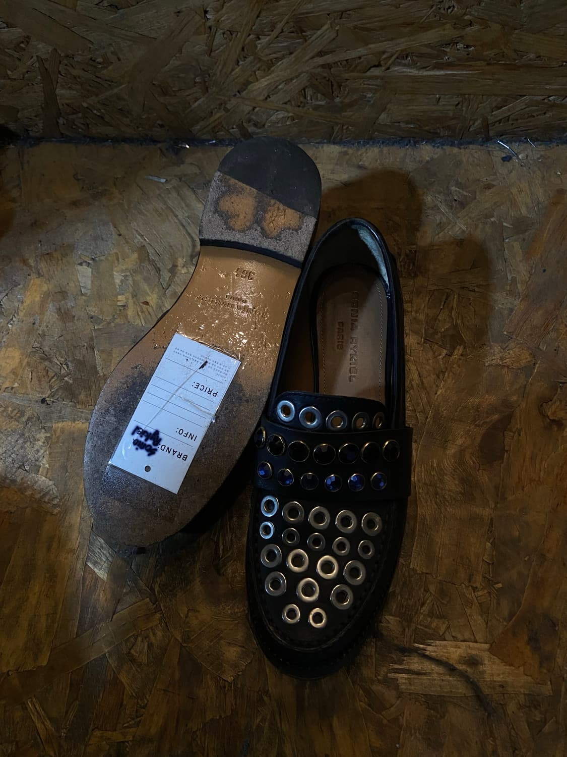 Sonia Rykiel 소니아 리키엘 아일렛 포인트 가죽 로퍼  상품이미지8