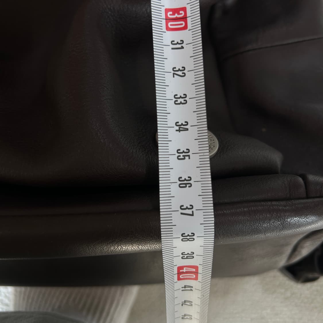 만다리나덕 가죽 다크브라운 백팩 상품이미지7