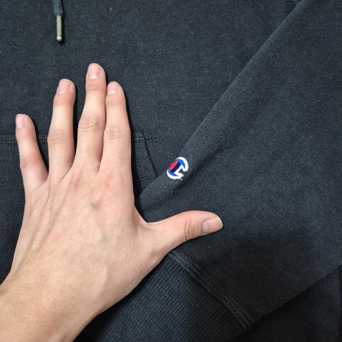 챔피온 스펠아웃 로고 후드티 상품이미지4