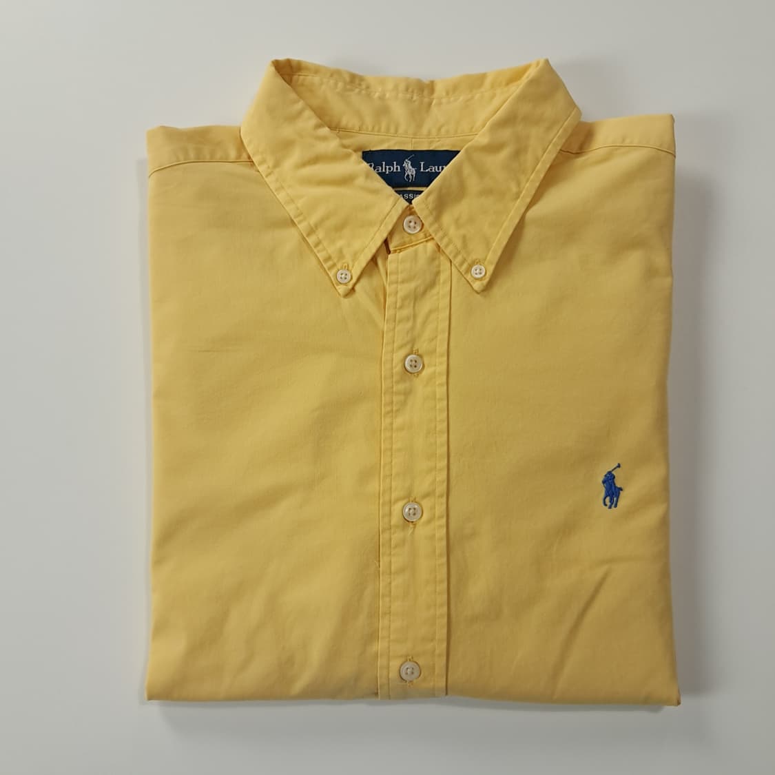 CJ230 2XL 폴로 클래식핏 00s 버터옐로우 셔츠 남방 상품이미지7