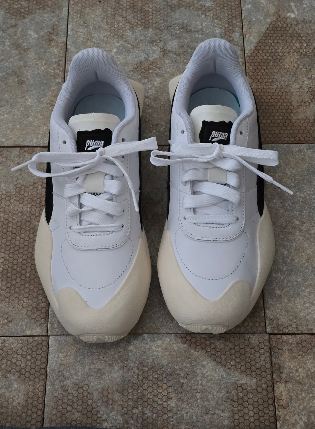 (250)푸마 베이더론 클린 화이트 상품이미지2