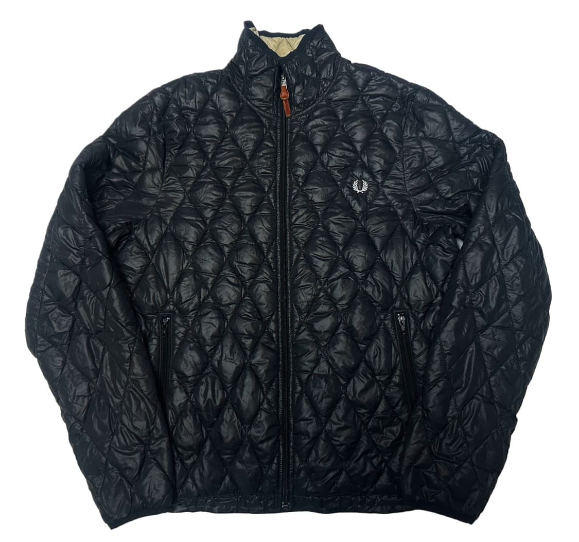 프레드페리 블랙경량패딩 S 상품이미지1