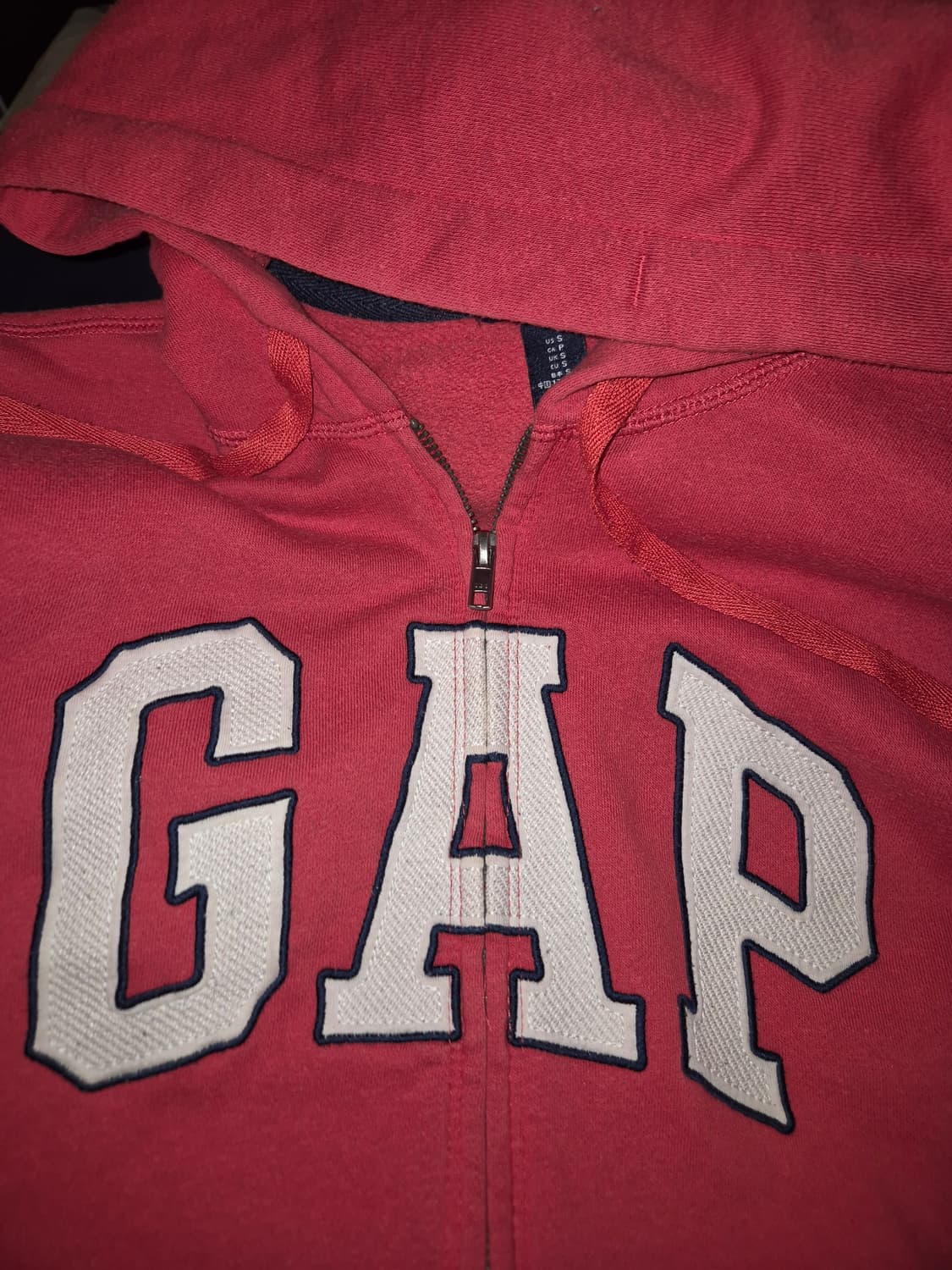 GAP 후드집업 체리핑크 Woman L Size 상품이미지1