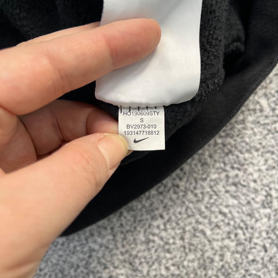 S 나이키 스우시 후드 티셔츠 0410M 상품이미지4