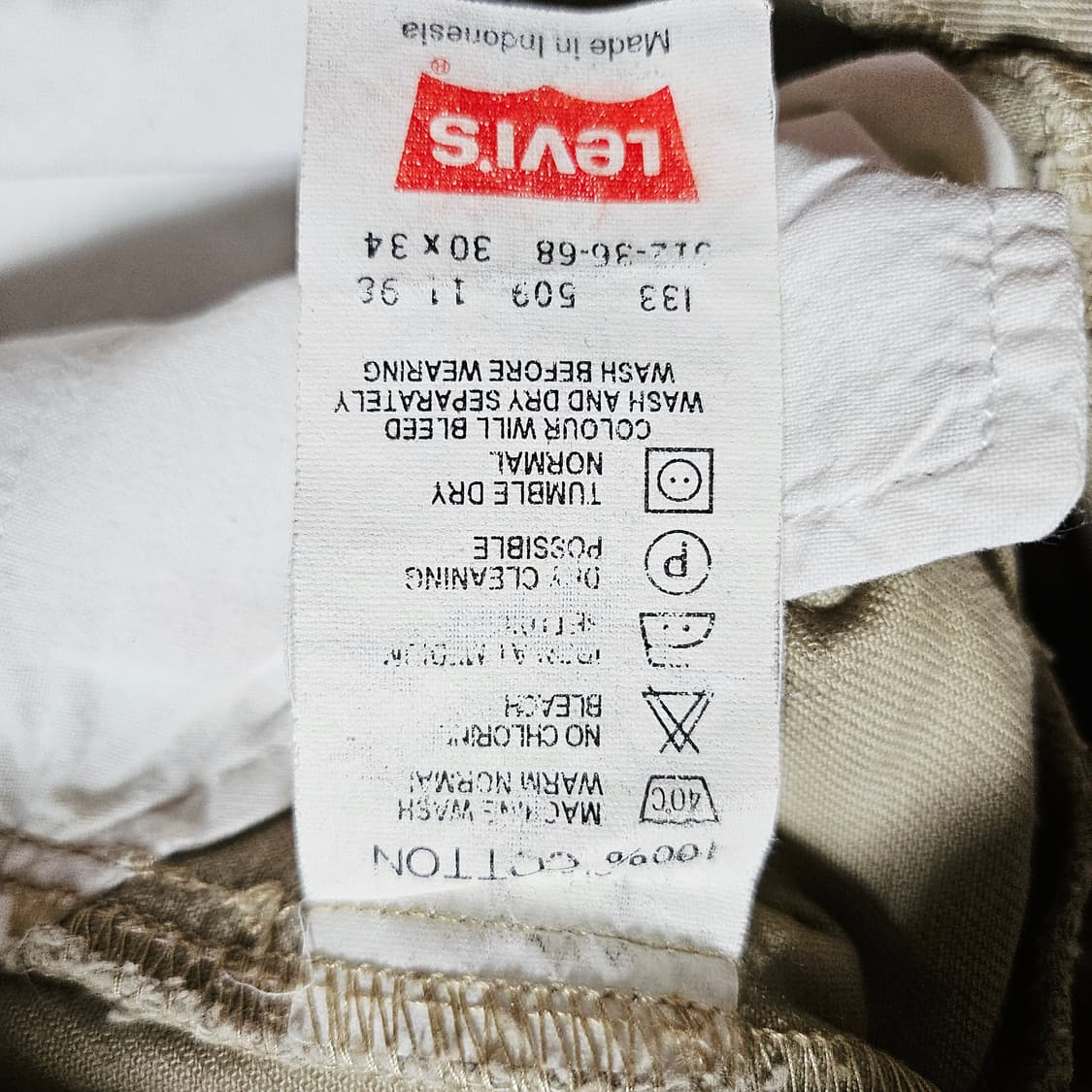 [30][리바이스]90's 512™실버탭 릴렉스 스트레이트 치노 상품이미지7