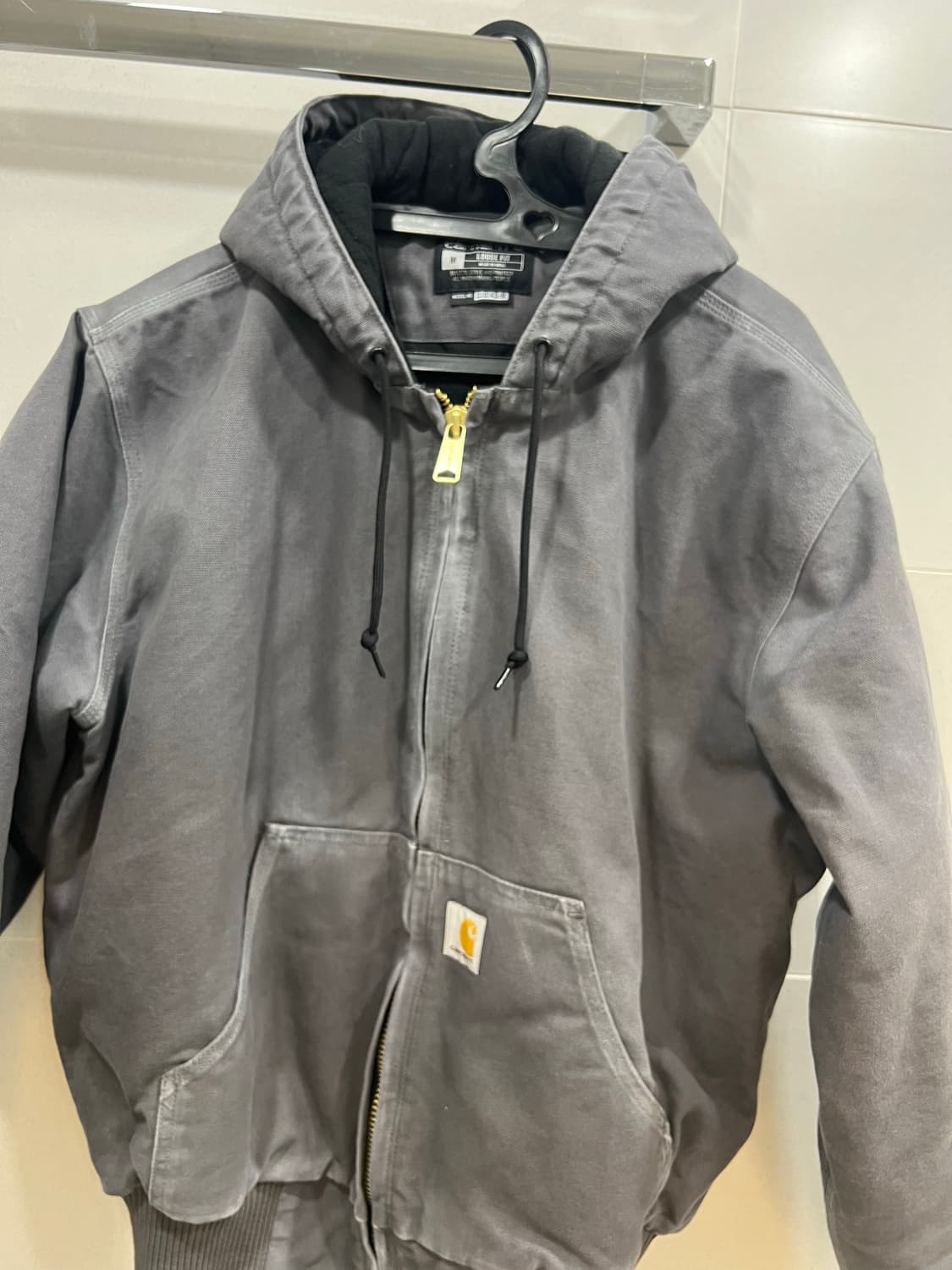칼하트 j140 액티브 자켓 그레이 m사이즈 US라인 상품이미지1