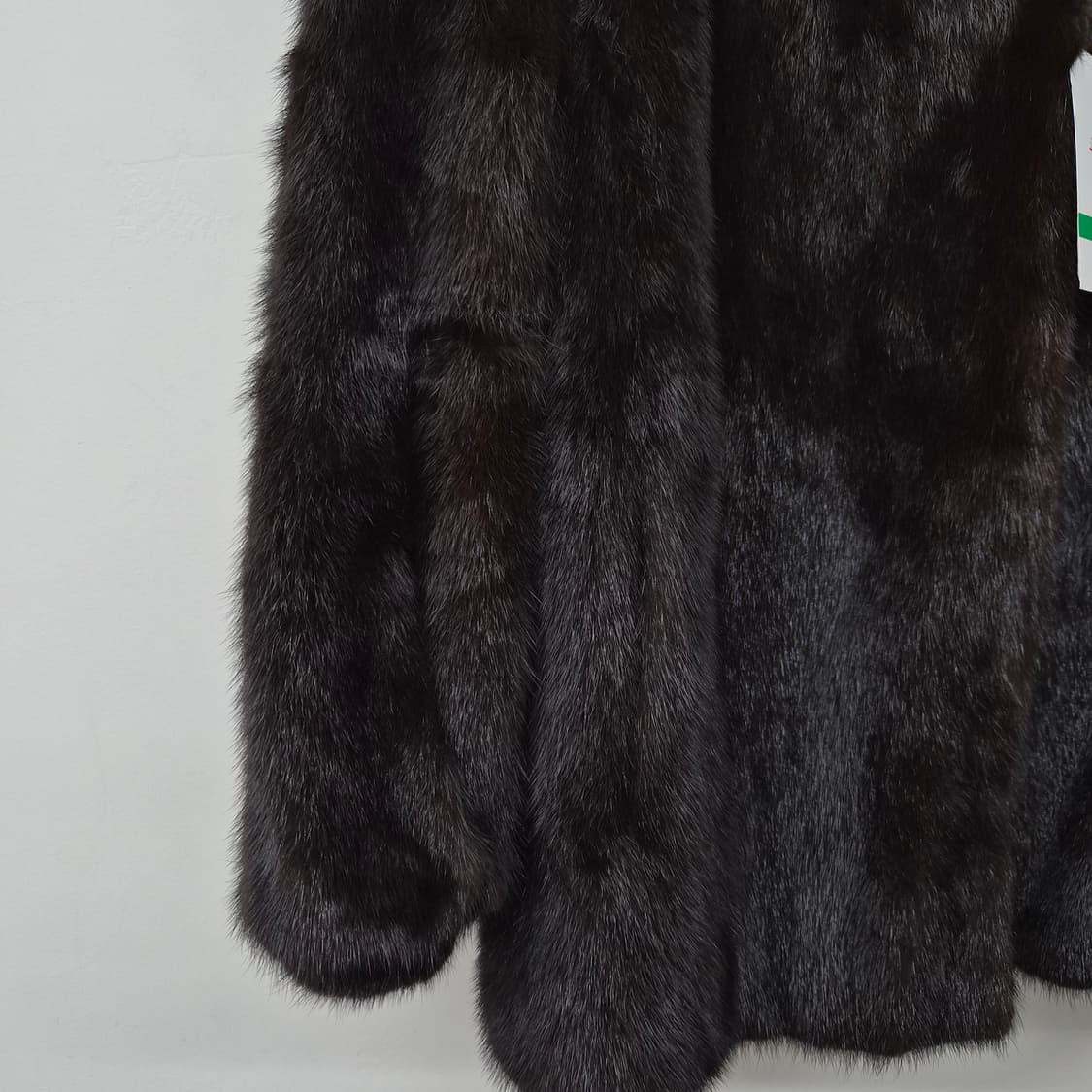밍크 모피 자켓 블랙 여성 M 상품이미지2