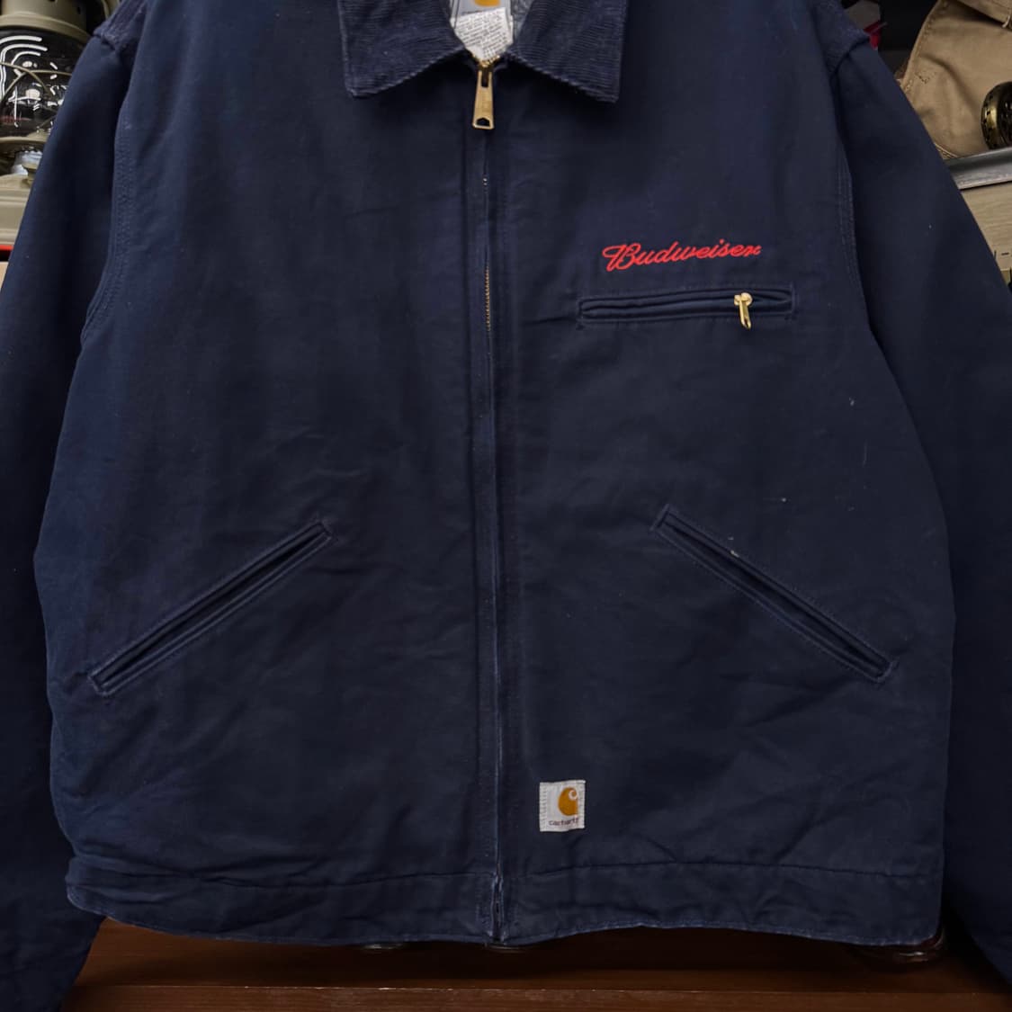 칼하트 오리지널 블랭킷 라이닝 버드와이저 워크 디트로이트 자켓 N234 상품이미지4