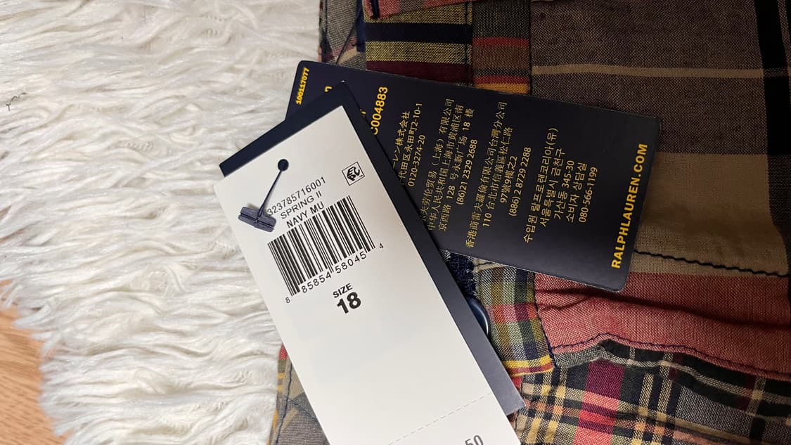 Polo Ralph Lauren 패치워크 플레이드블레이저 상품이미지3