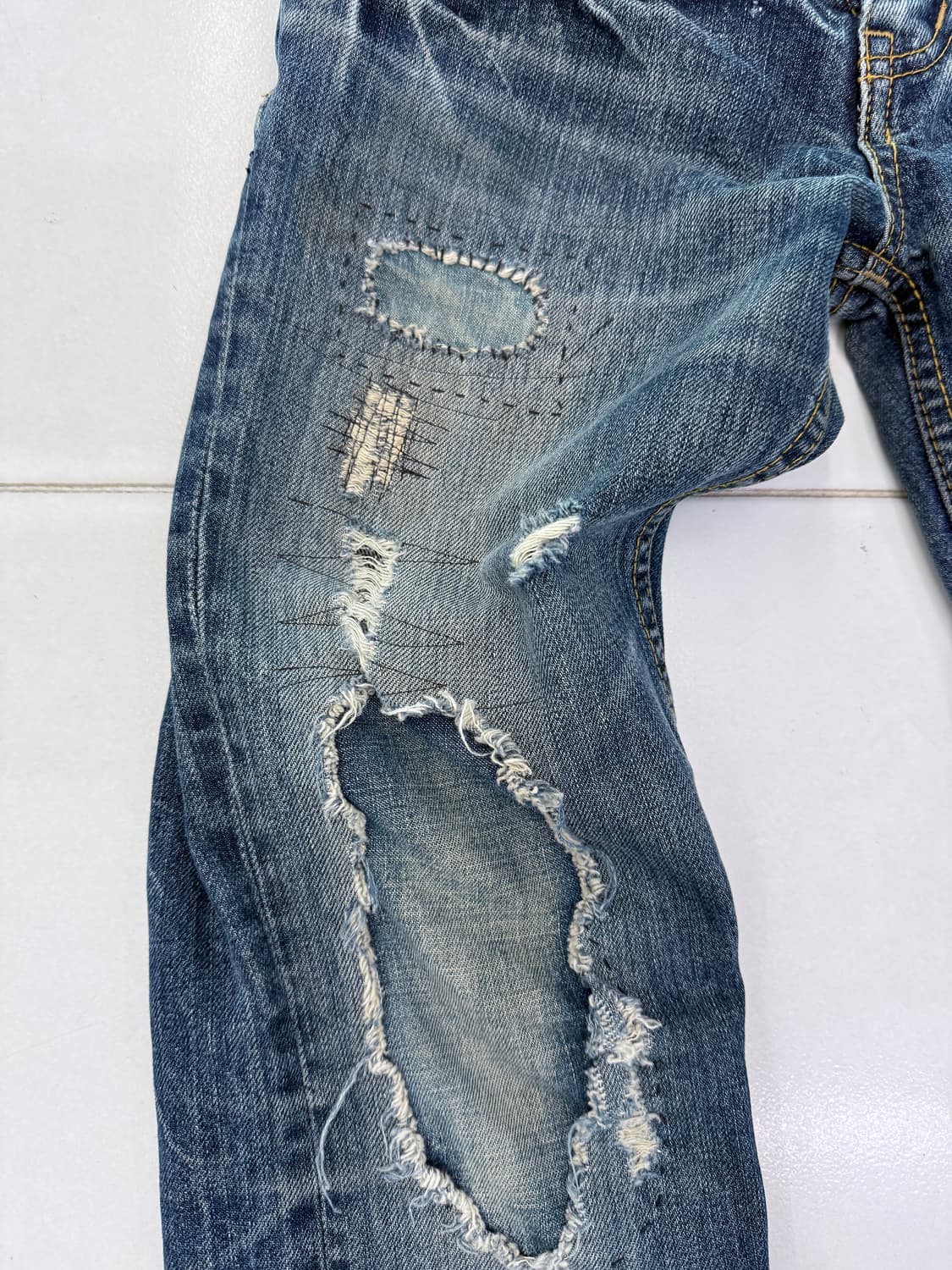 double waist jeans 상품이미지5