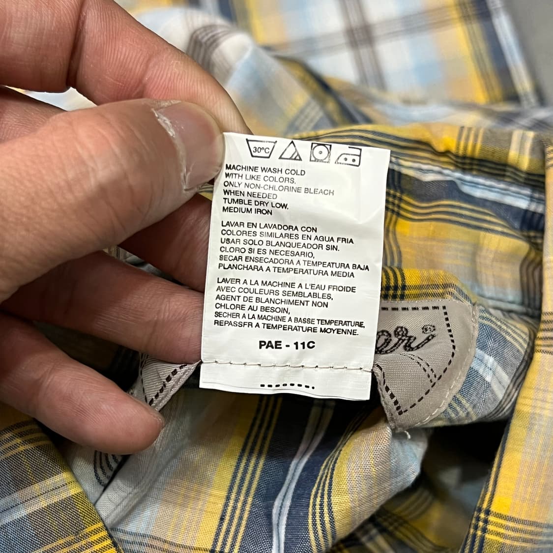  랭글러 체크 웨스턴 셔츠 y16334 상품이미지7