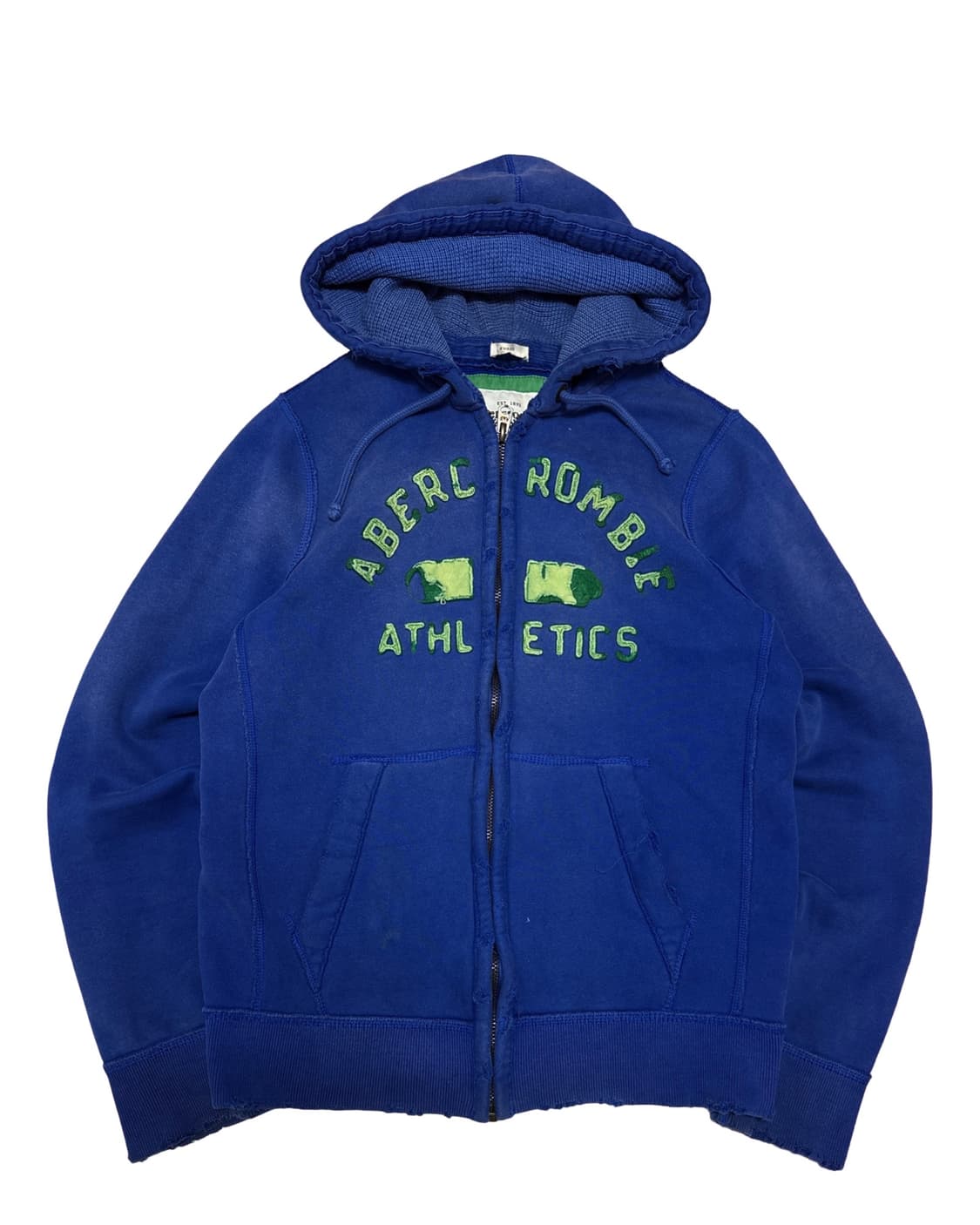 아베크롬비 아치로고 블루 후드집업 상품이미지1