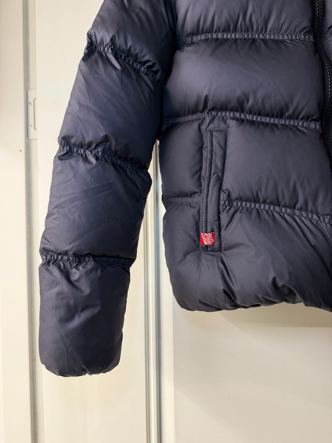 빈티지 에비수 네이비 구스다운 숏패딩  상품이미지7