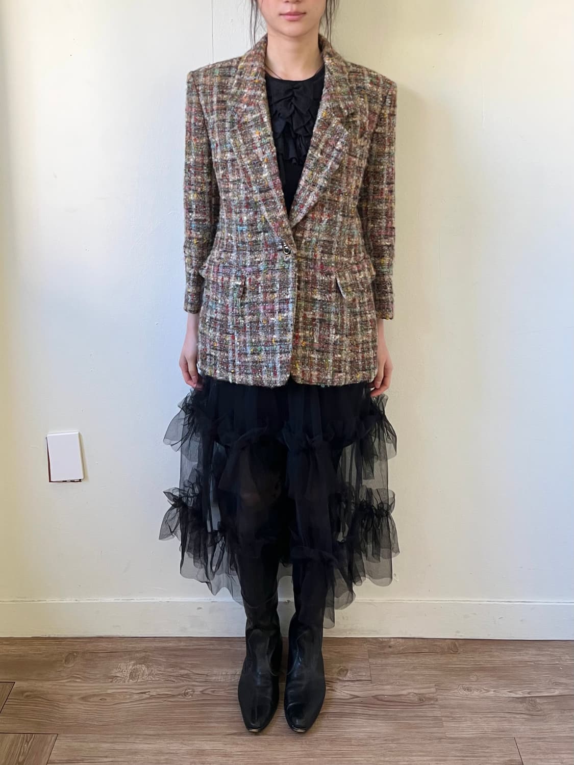 G-Nokaya 아트 트위드 자켓 상품이미지8