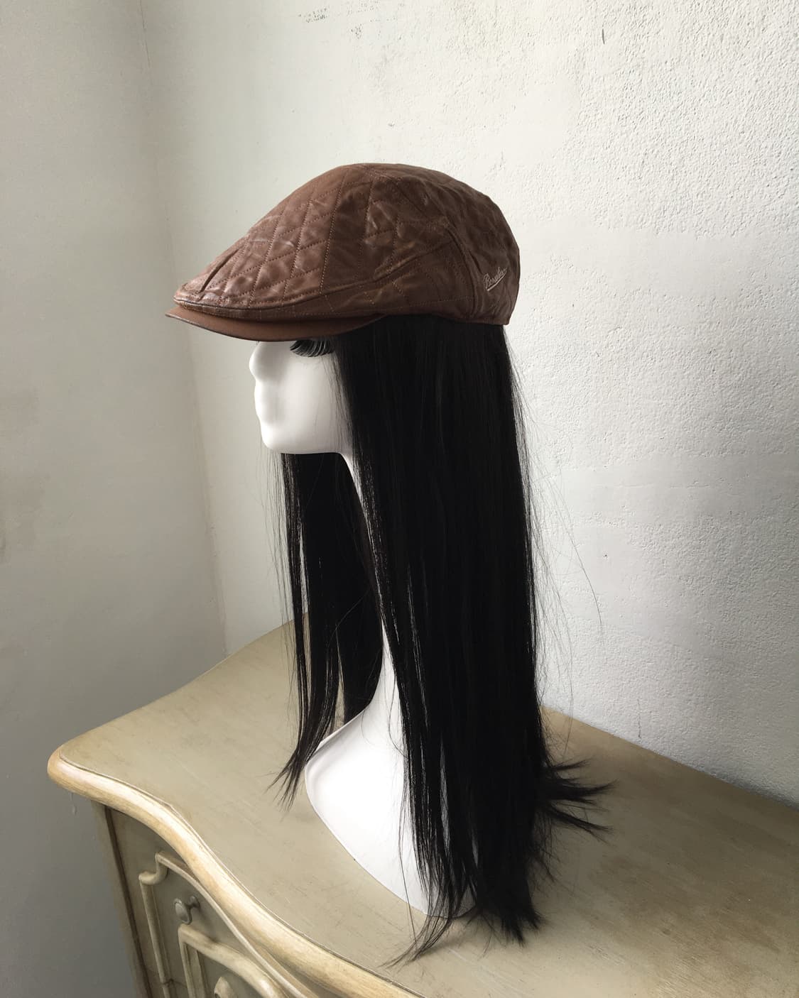 fake leather hunting cap 상품이미지2