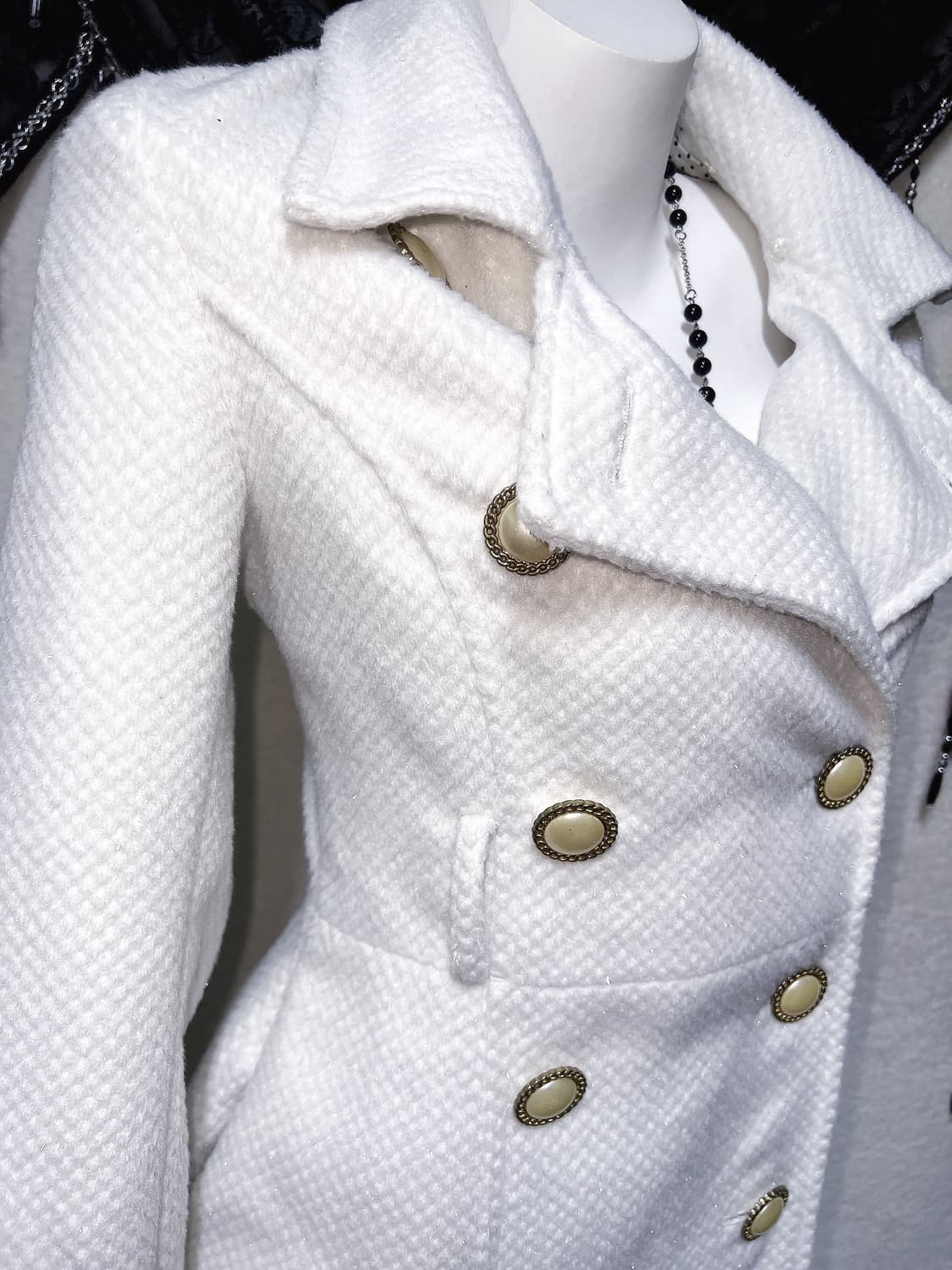 트랄라라 글리터 화이트코트 로맨틱갸루 로걀 히메 달천 라떼 핀터 리즈리사 상품이미지2