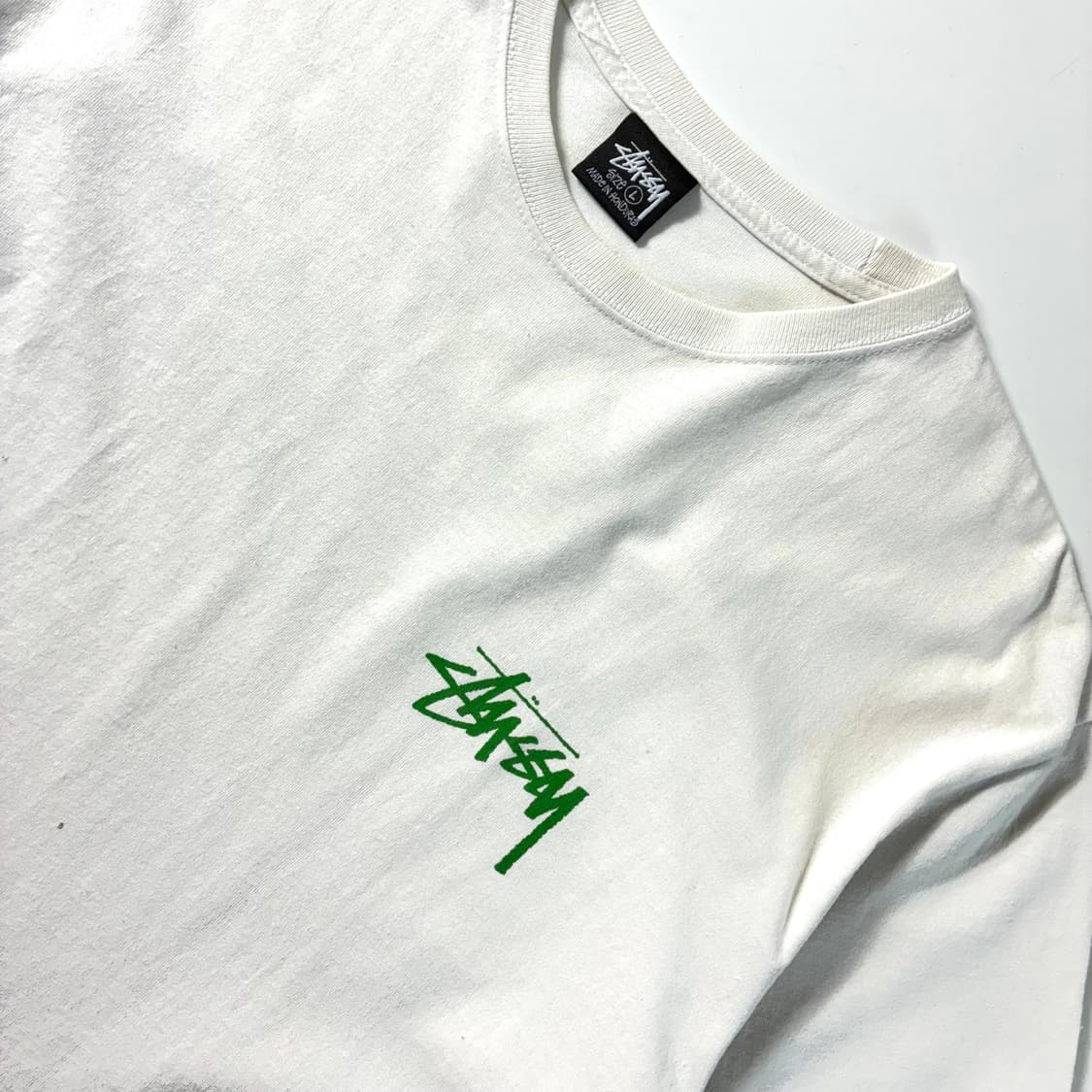 Stussy  스투시 란딘 화이트 반팔 티셔츠  상품이미지6