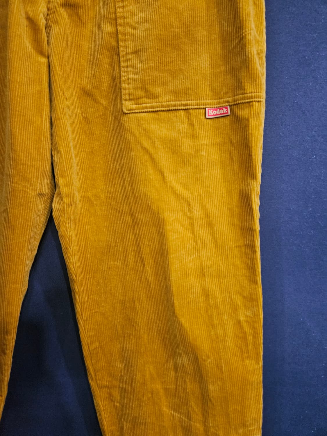 코닥 옐로우 남성 허리 30~32 코듀로이 밴드팬츠  상품이미지5
