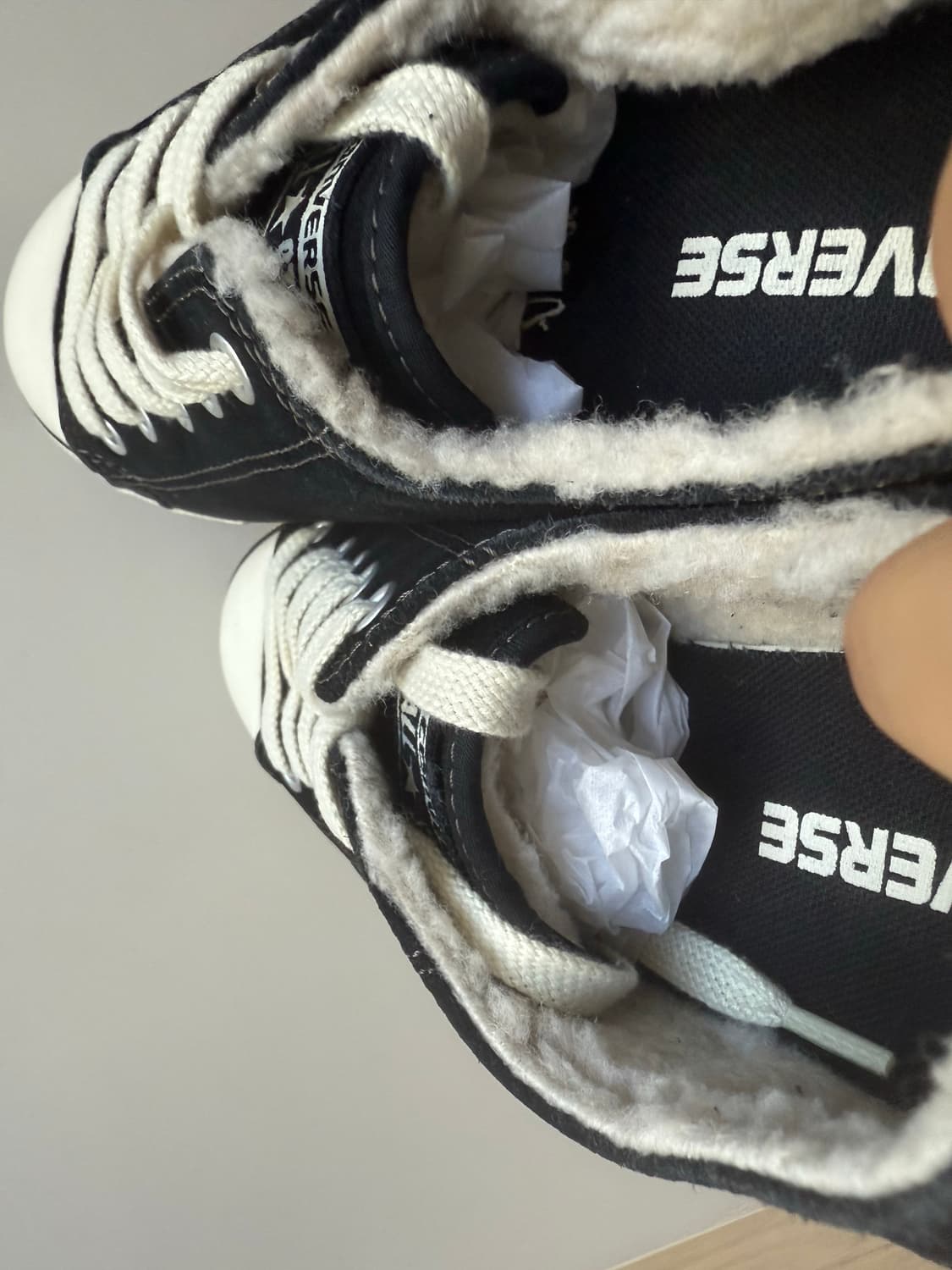 [새상품.240] CONVERSE 퍼 스니커즈 컨버스 운동화 캔버스 상품이미지3