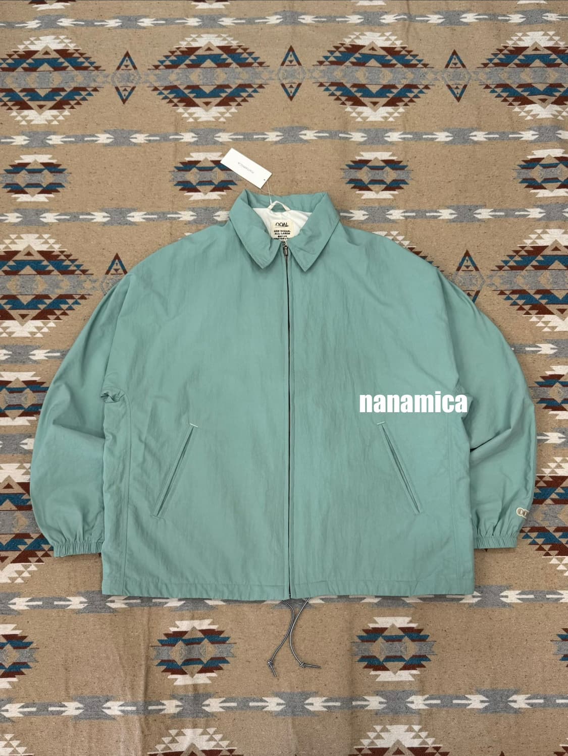 [L][105] 나나미카 리버시블 코치자켓 코랄 그린  상품이미지1