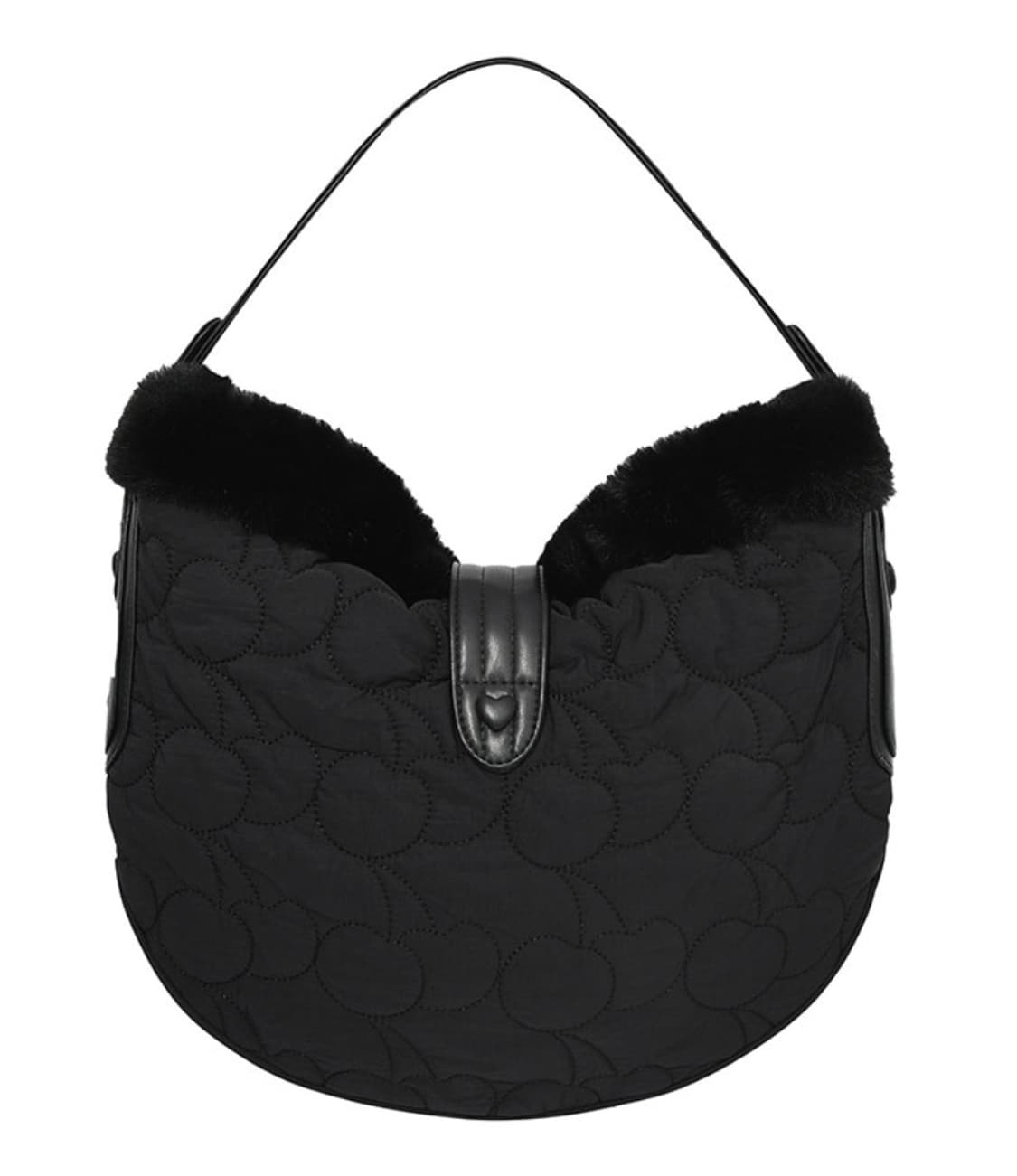 키르시 체리 퀼팅 퍼 핸드백 새제품 상품이미지3