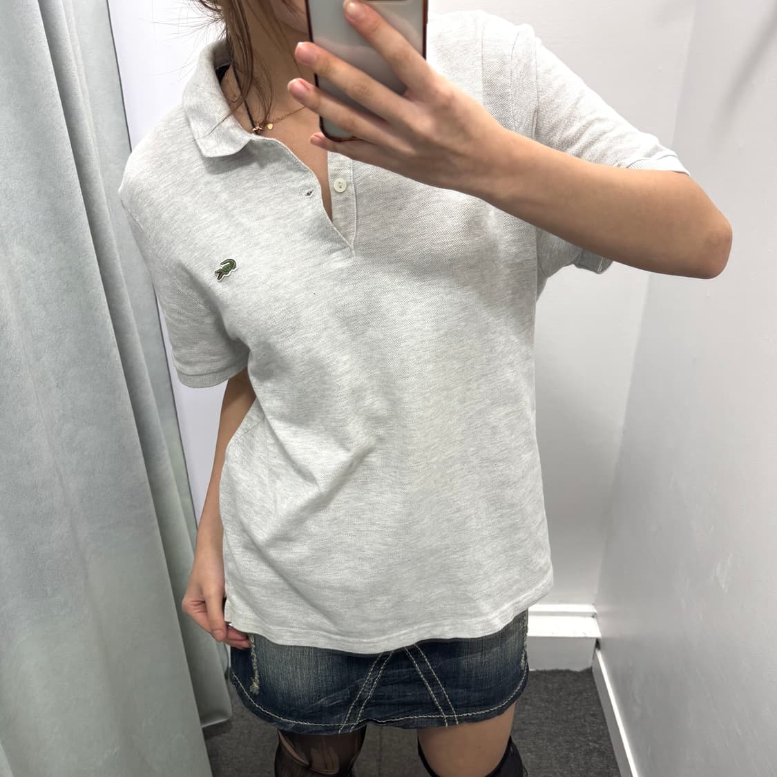 라코스테 그레이 pk반팔티 상품이미지1