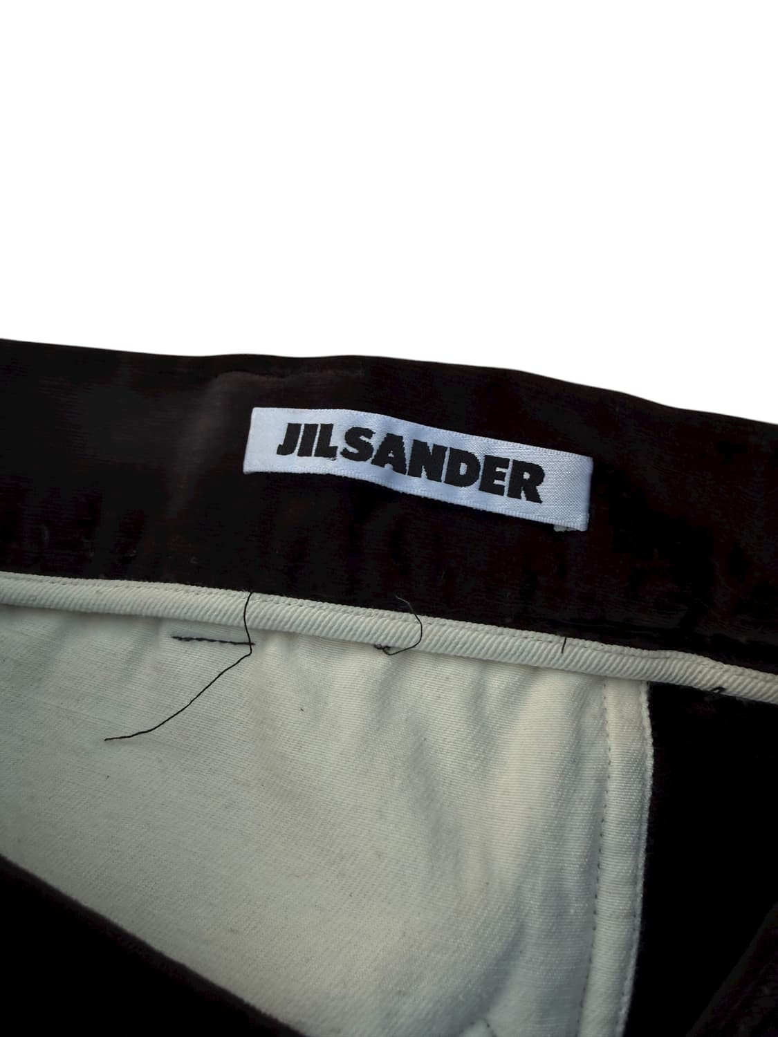 Jilsander 질샌더 브라운 벨벳 팬츠 상품이미지2