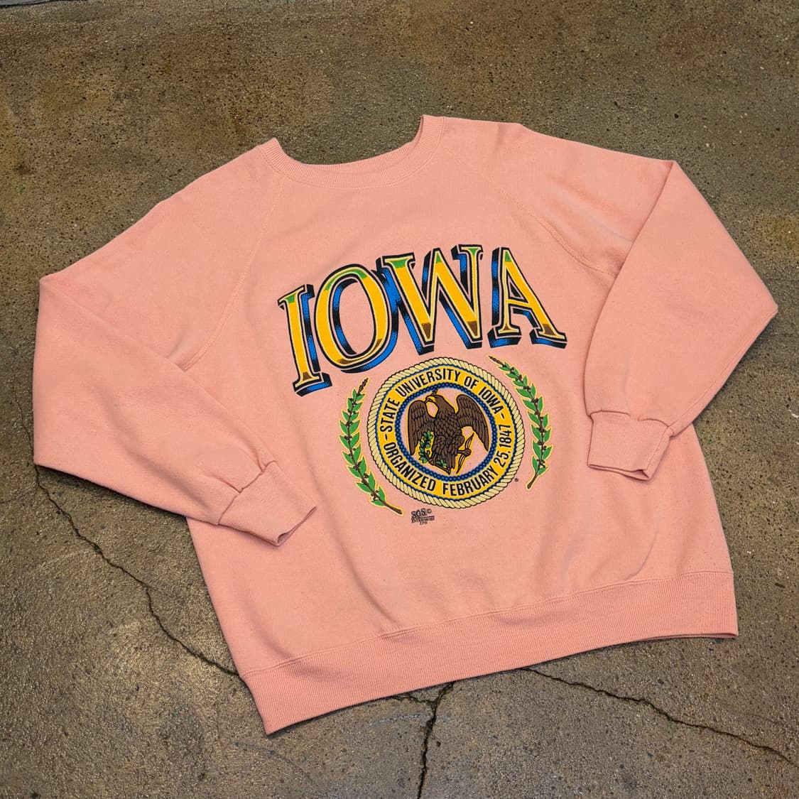 90s Made in USA 미국 빈티지 Lee IOWA 맨투맨 상품이미지2