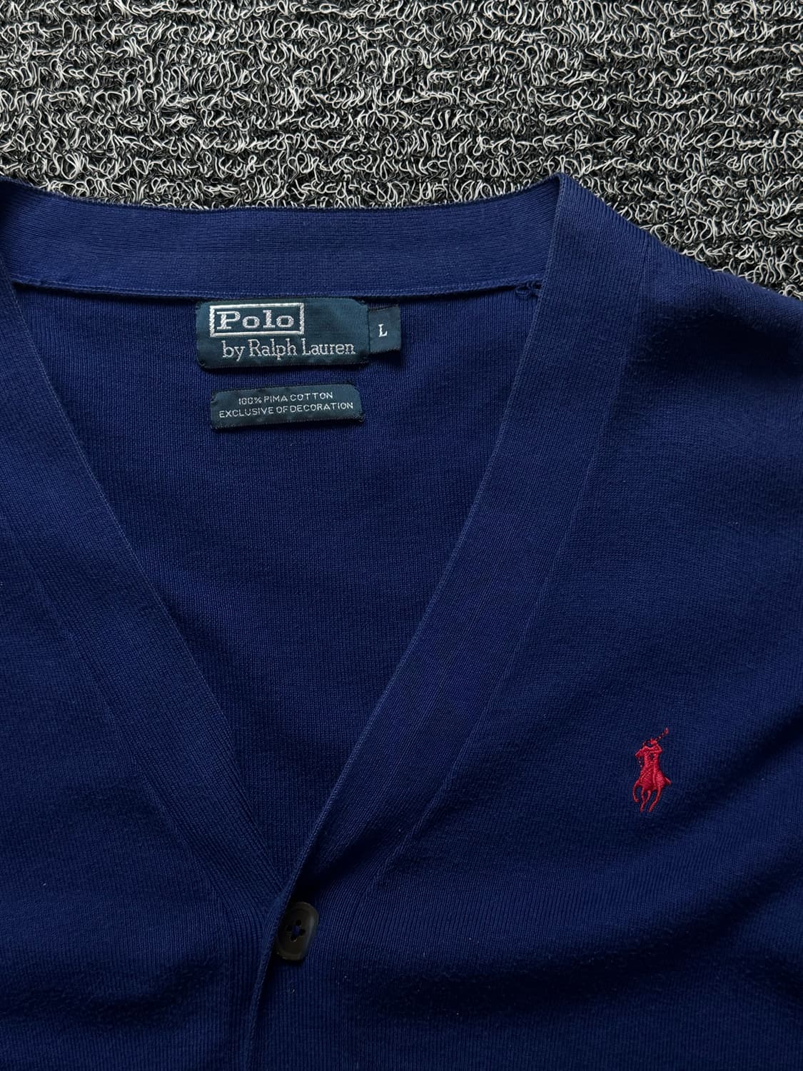 폴로 랄프로렌 포니 미니멀 가디건 네이비 1363 상품이미지3