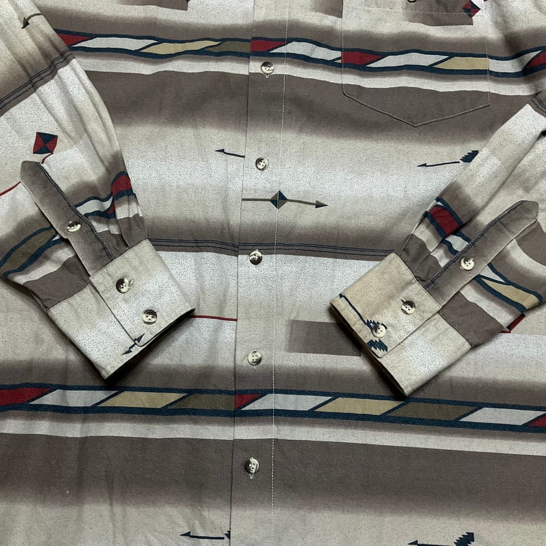 빈티지 패턴 셔츠 상품이미지4