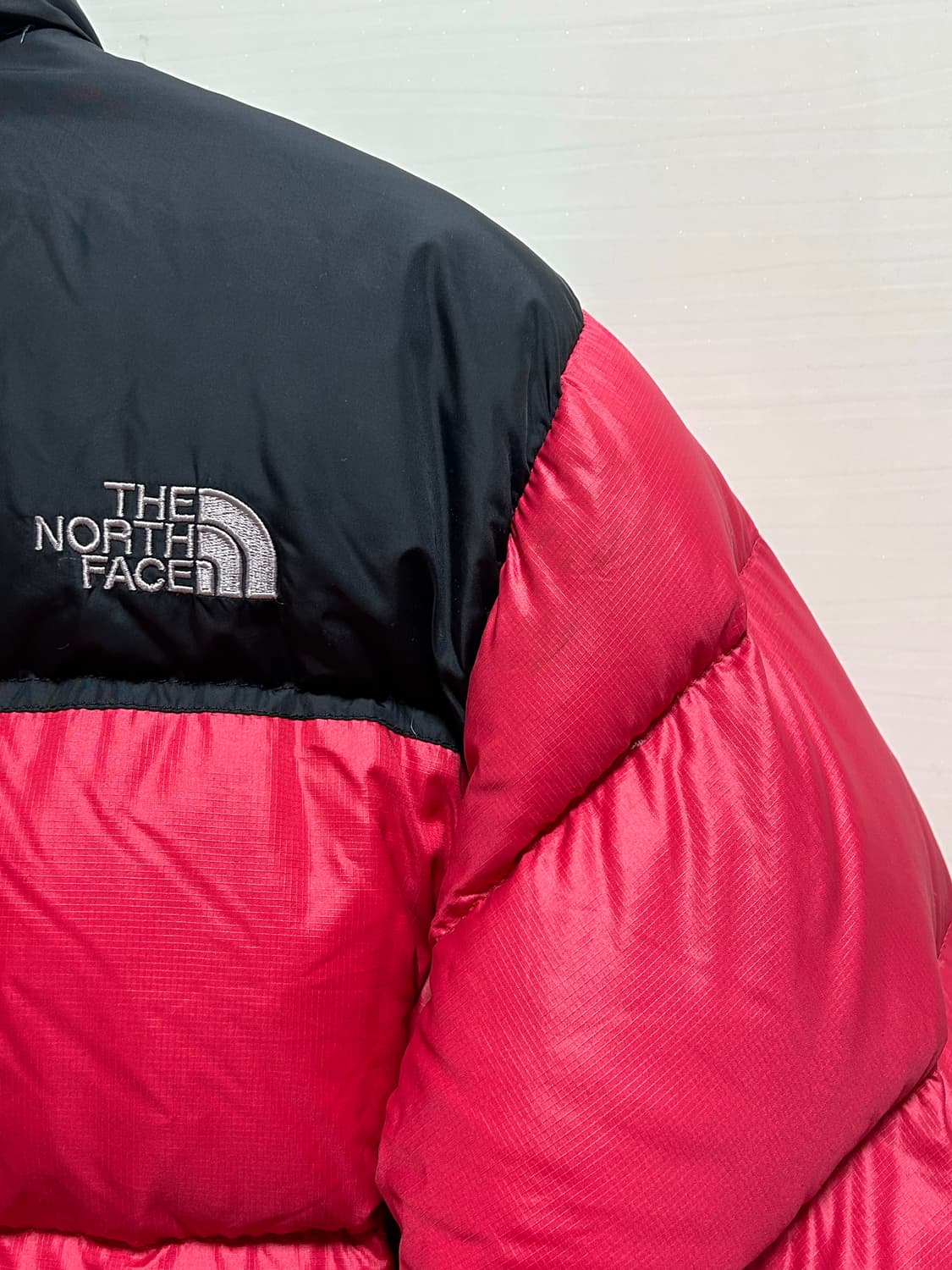 노스페이스 700 눕시 패딩 90 레드 상품이미지5