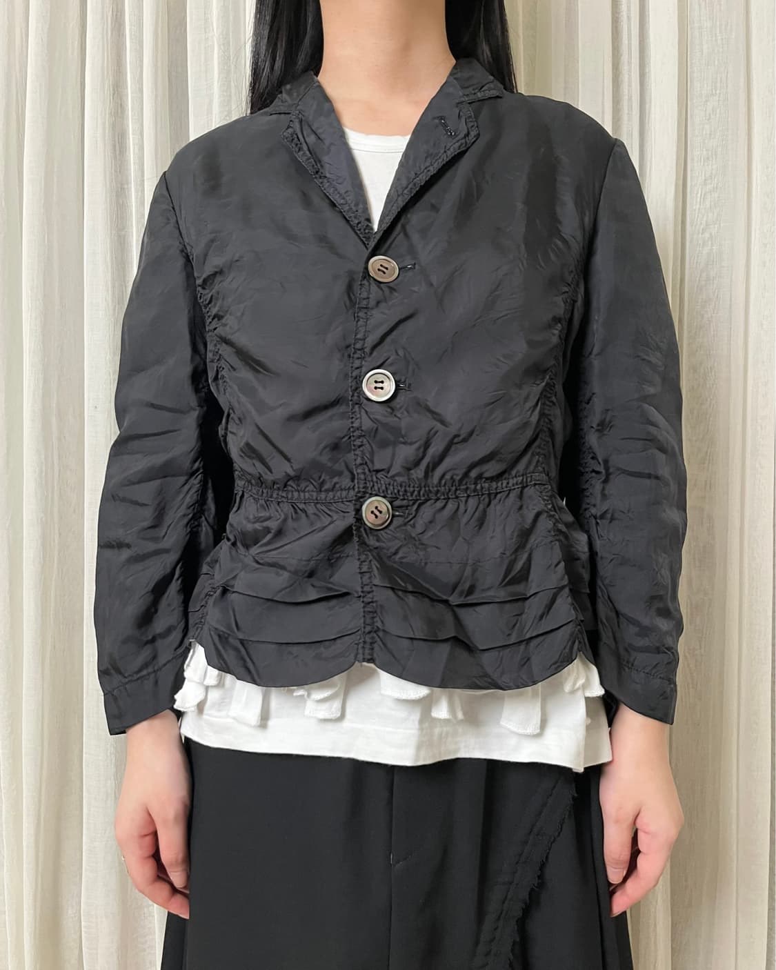 꼼데가르송 큐프라 퍼커링 자켓 comme des garcons  상품이미지1
