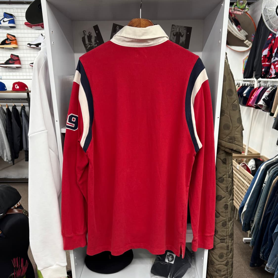 (3XL) 빅트레인 진스 럭비 롱슬리브 셔츠 made in JAPAN 상품이미지3