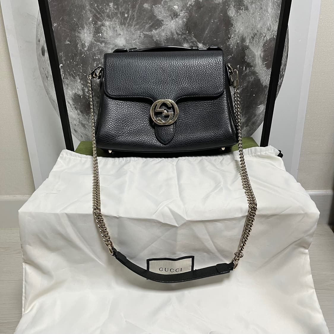 정품 OS) 구찌 인터로킹 탑핸들 토트백 숄더백 상품이미지1