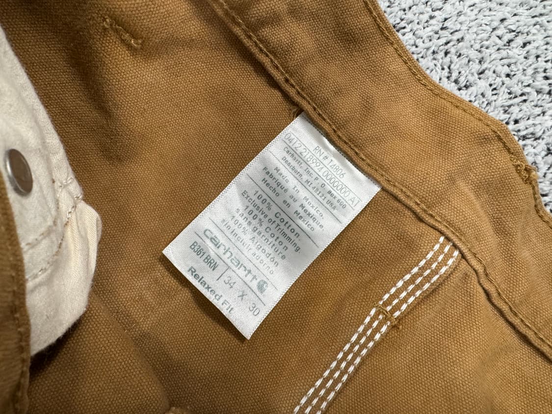 칼하트 더블니 워크팬츠 상품이미지5