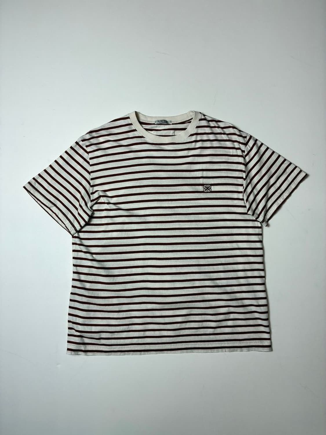세터 SATUR 24ss 스트라이프 올데이 반팔 티셔츠 PN8594 상품이미지1