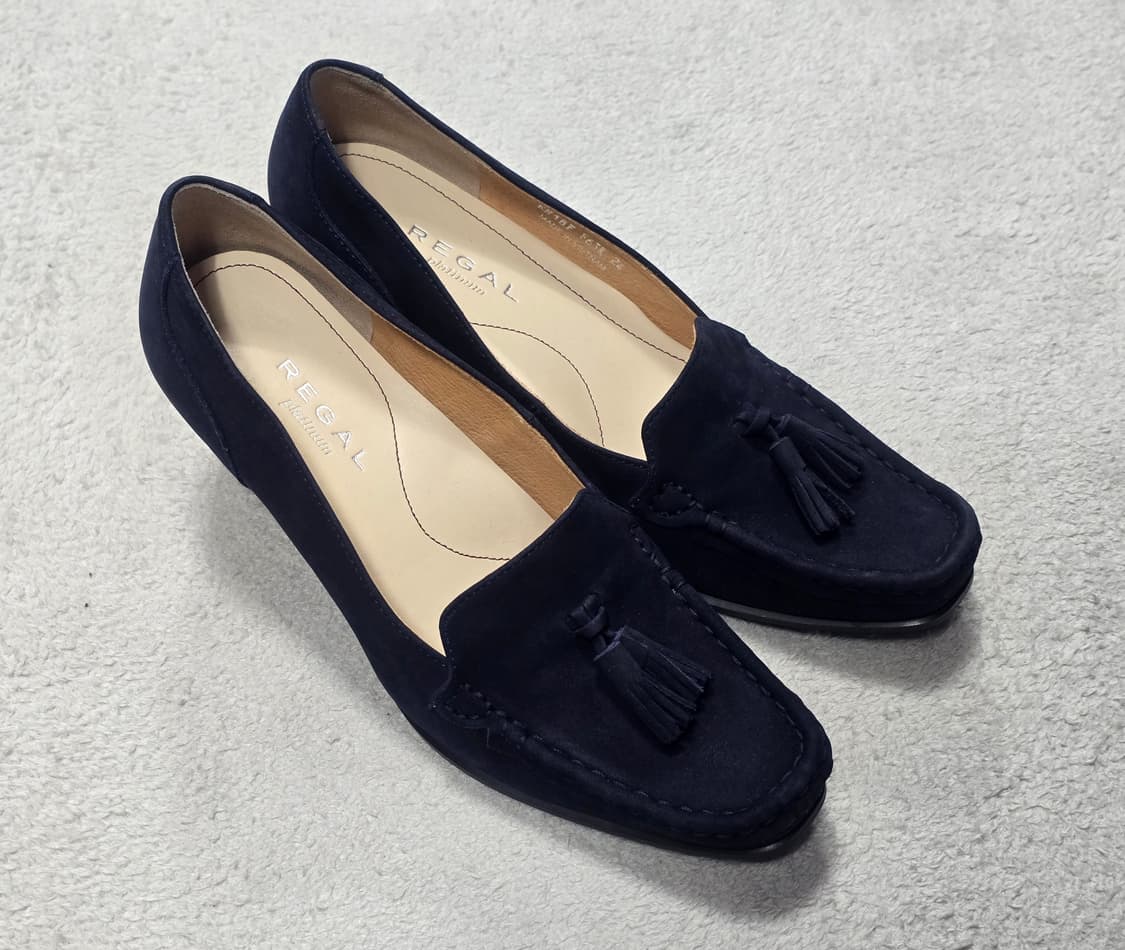 리갈 테슬 헤리티지 스웨이드 구두 네이비 240 상품이미지1