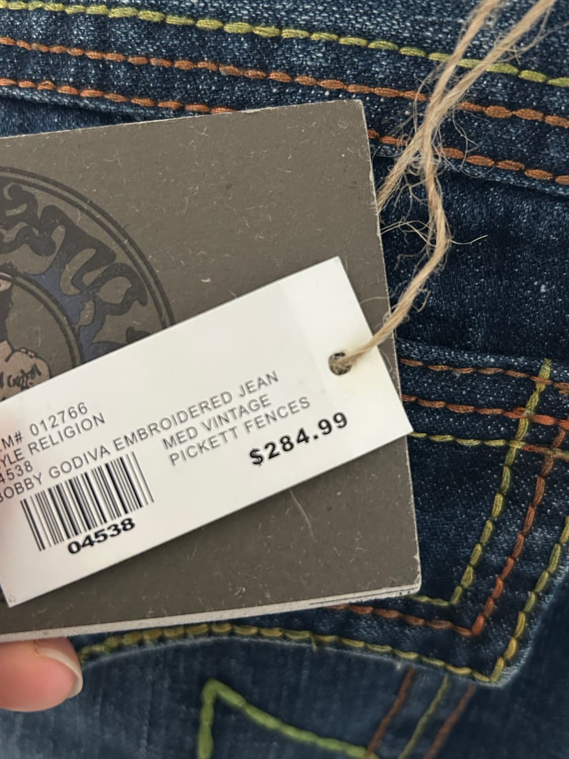 US 트루릴리젼 조이 슈퍼티 부츠컷 팬츠 새상품 상품이미지4