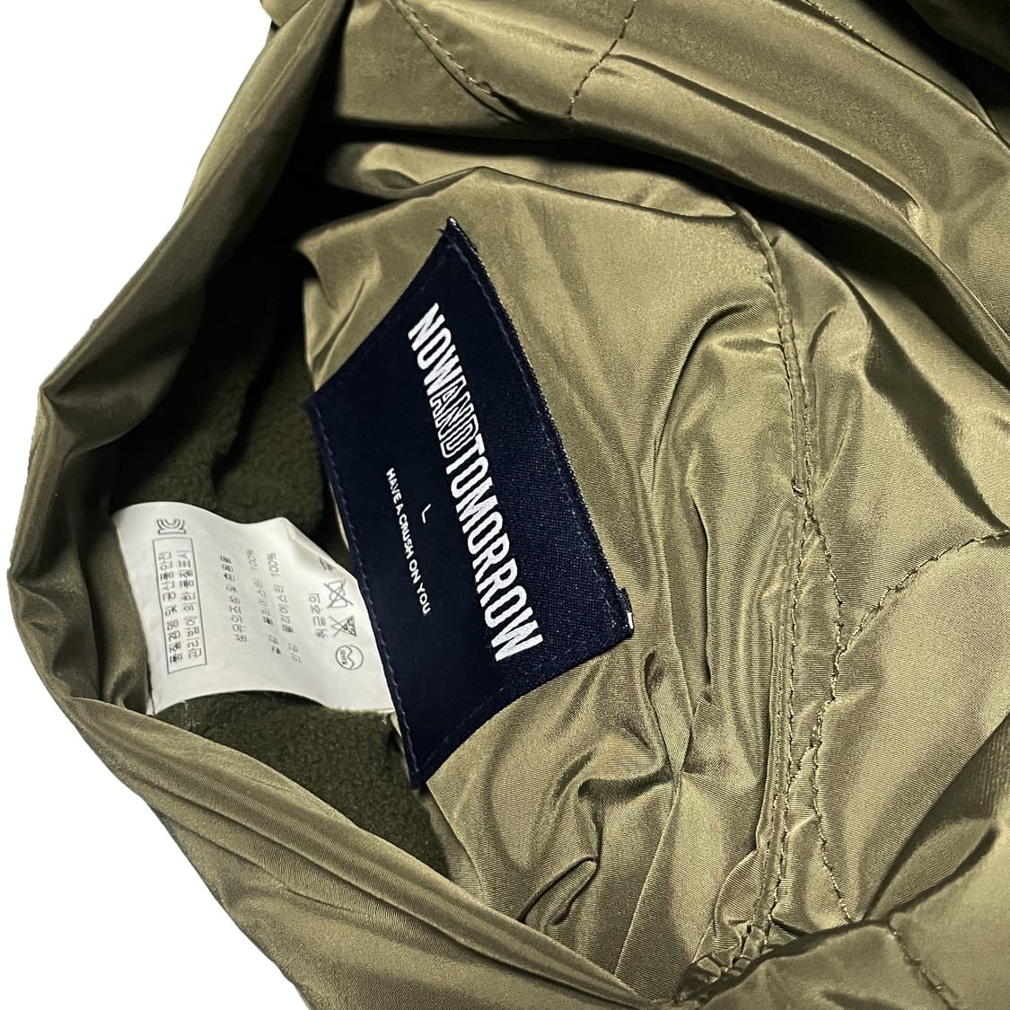 나우앤투모로우 리버시블 롱 시어링 플리스 코트 상품이미지5