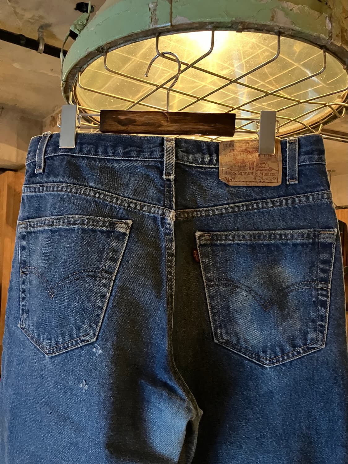 90s USA 빈티지 리바이스 517 부츠컷 데님 팬츠 상품이미지6