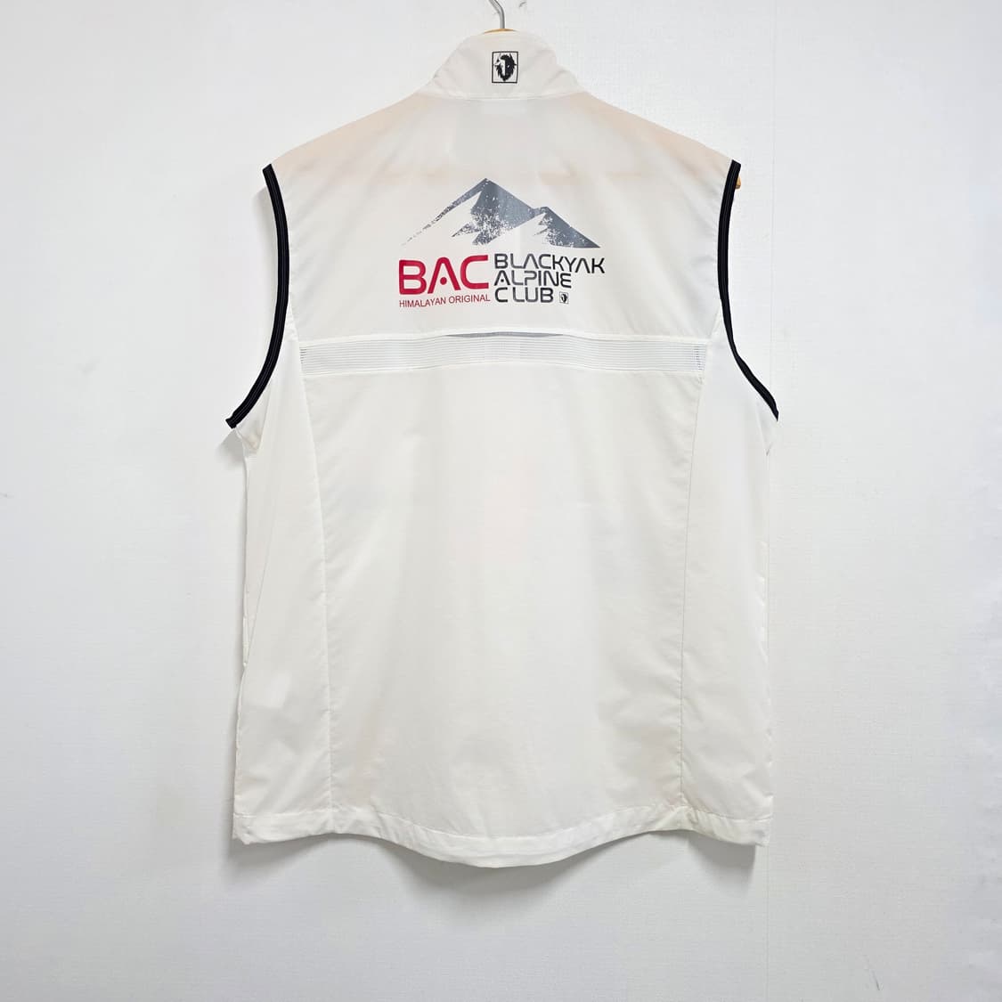 105) 블랙야크 알파인 클럽 나일론 베스트 조끼 아이보리 상품이미지2
