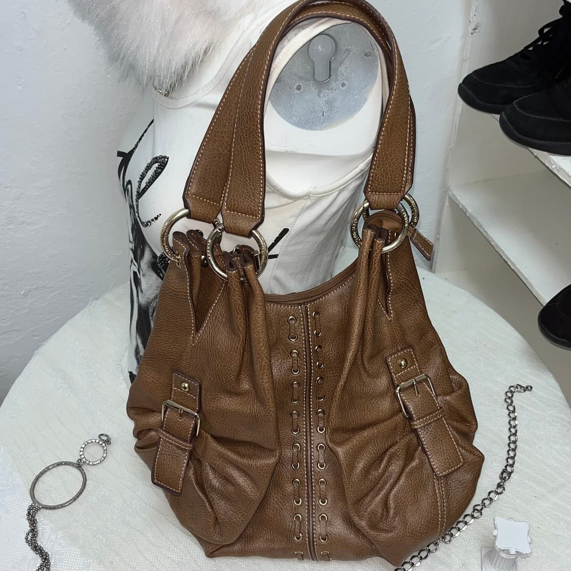 빈티지 브라운 백 상품이미지4