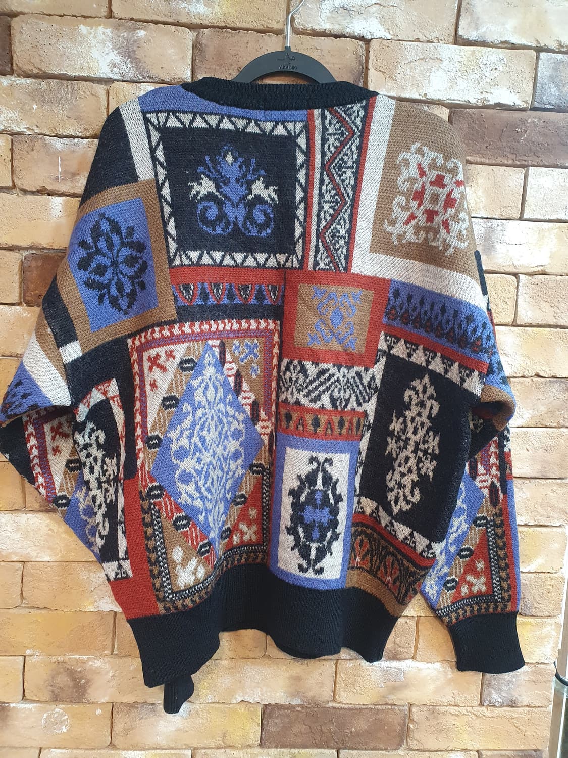 이태리 Modighani 빈티지 패턴 니트 L 상품이미지2