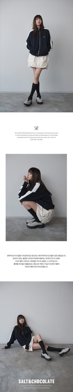 솔트엔초콜렛 어스 스니커즈 225, 블랙 상품이미지2