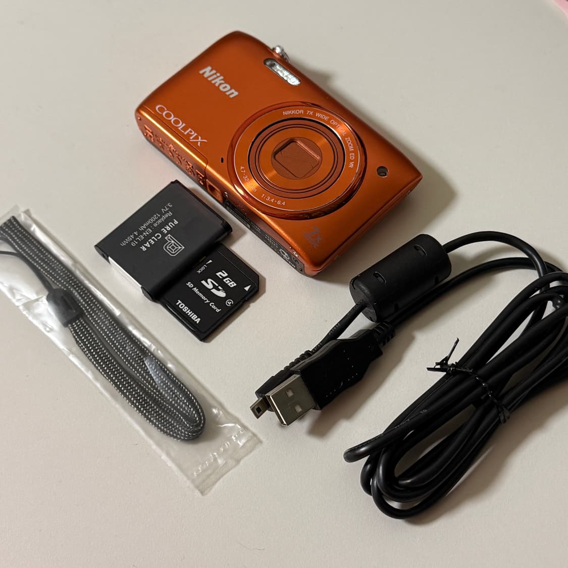 귤픽스🍊레어) 니콘 쿨픽스 S3500 빈티지 디카 디지털카메라 상품이미지1