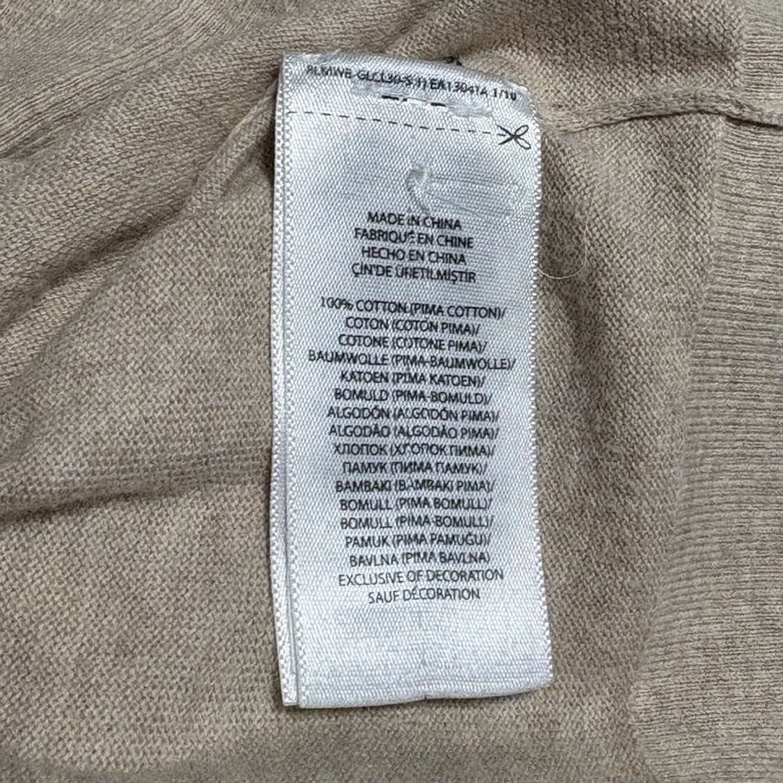 S 폴로랄프로렌 피마코튼 아이보리 가디건 상품이미지5