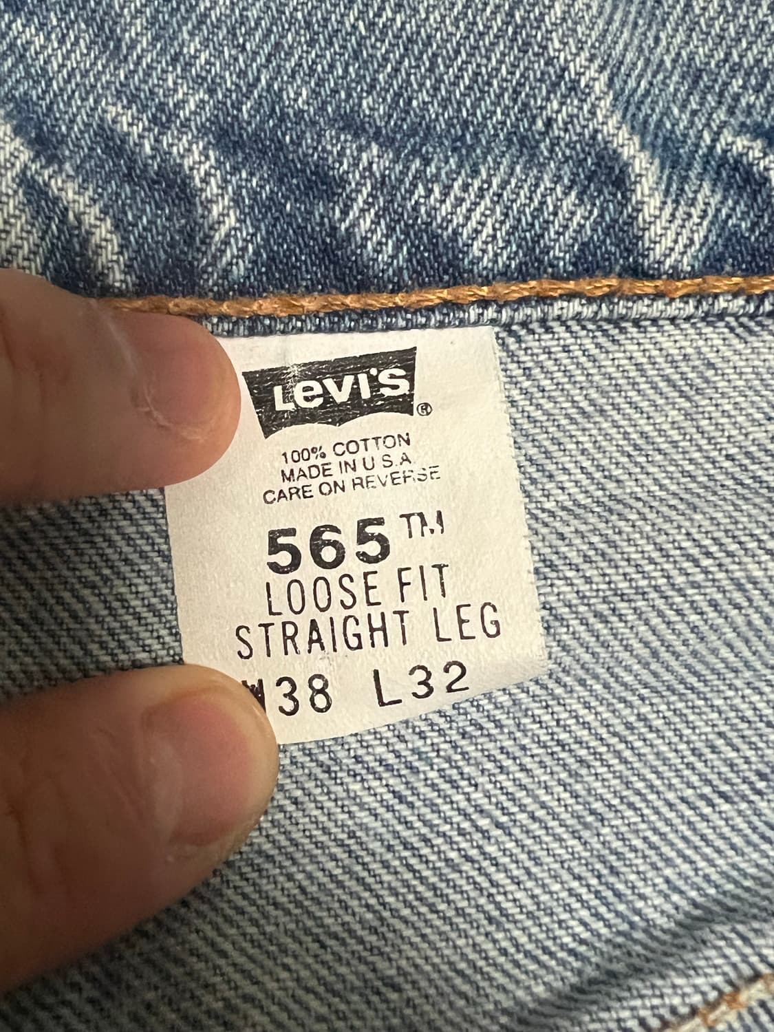 [38x32] 90s levis 리바이스 565 made in usa 상품이미지3