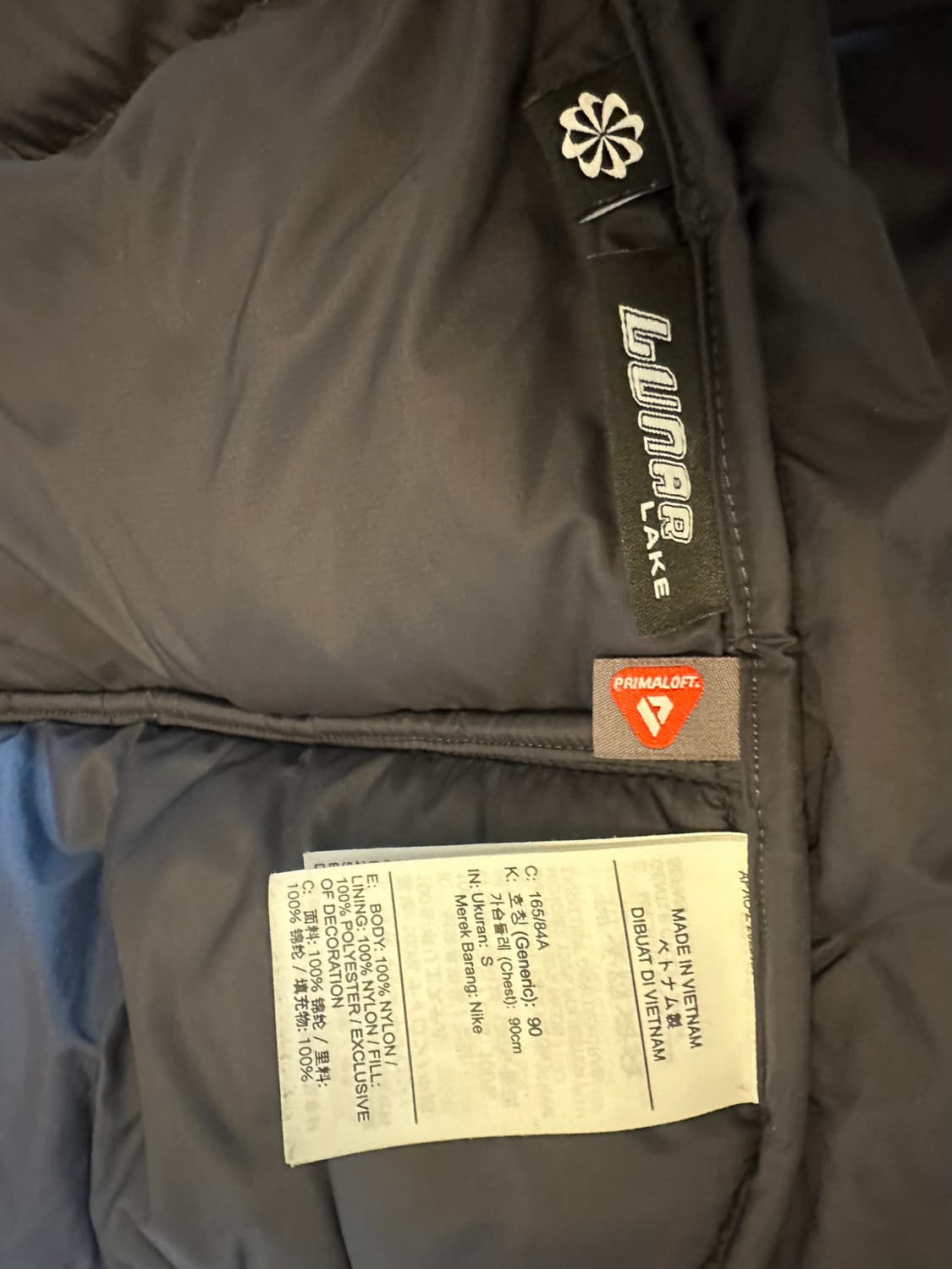 나이키 ACG 루나레이크 패딩 블랙 S 상품이미지7