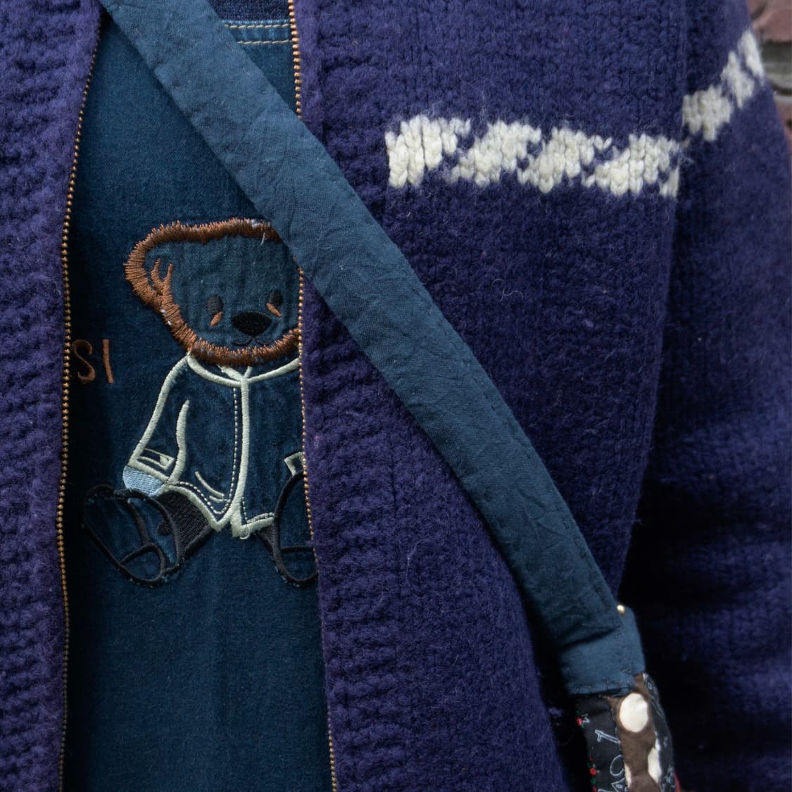 네이비 노르딕 코위찬 니트 가디건 상품이미지10