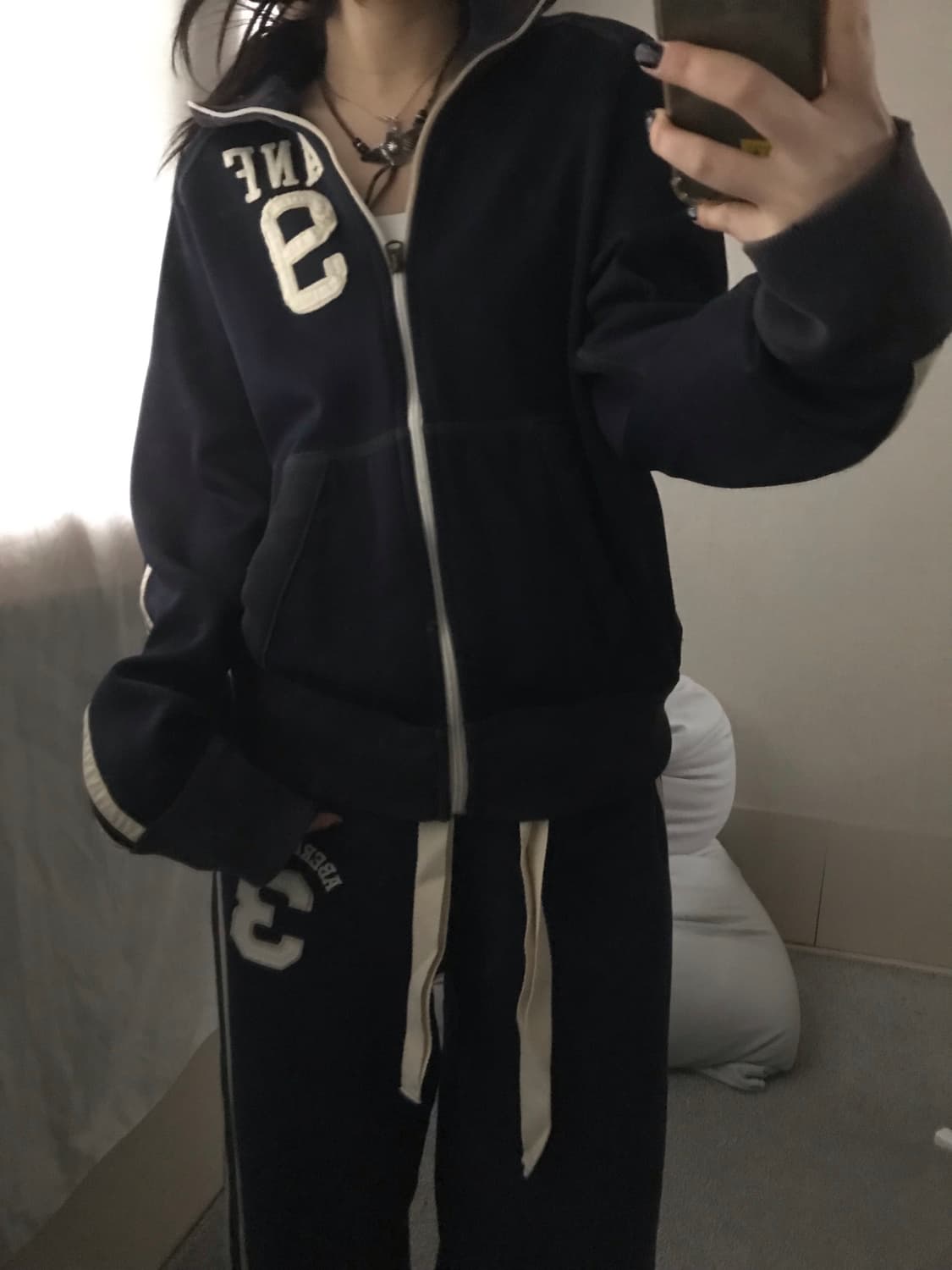 아베크롬비 네이비 트랙 져지 상품이미지6